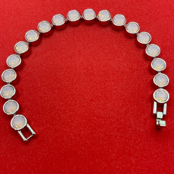 Touchstone Crystal Glazed White Ice Bracelet - Picture 4 of 7